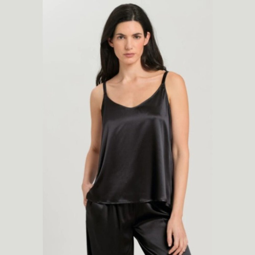 Hanro Women's Grand Central Silk Blend Spaghetti Top - XS